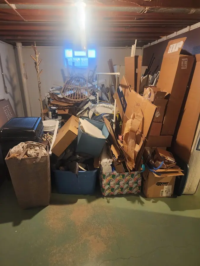 Roll-off dumpster container at job site for Construction Dumpster Rental in Bradenton